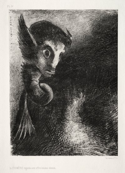 Chimera katsoi kaikkea pelolla tekijältä Odilon Redon