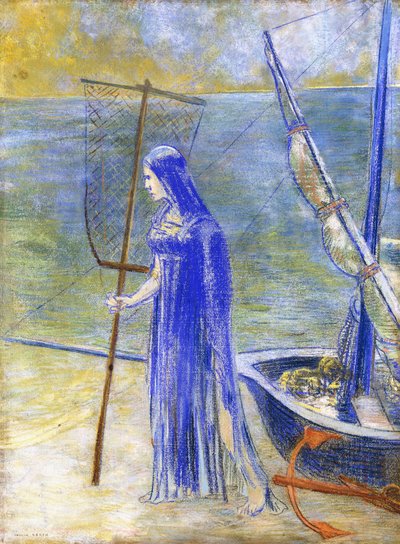 Kalastaja, 1900 tekijältä Odilon Redon