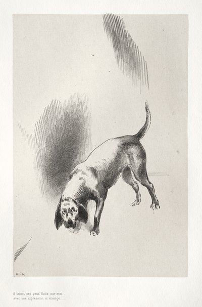 Kummitustalo: Hän piti katseensa kiinnitettynä minuun ja katsoi niin oudolta, 1896. tekijältä Odilon Redon