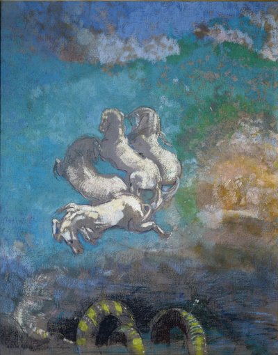 Apollon vaunut - Pastelli tekijältä Odilon Redon