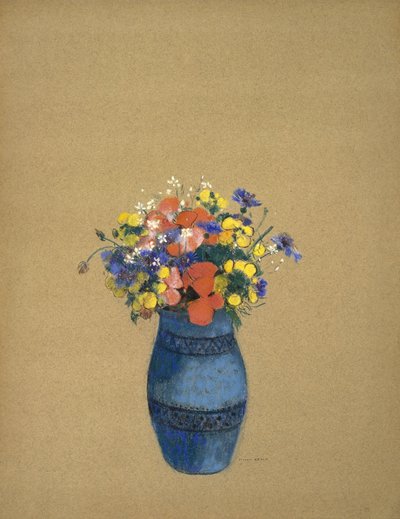 Kukkamaljakko tekijältä Odilon Redon