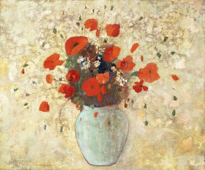 maljakko unikot; Unikkomaljakko, 1905-09 tekijältä Odilon Redon
