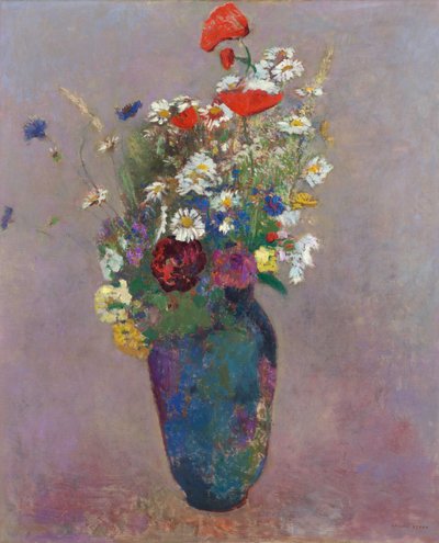Visio: Redonin, Odilonin (1840-1916) kukkamaljakko tekijältä Odilon Redon