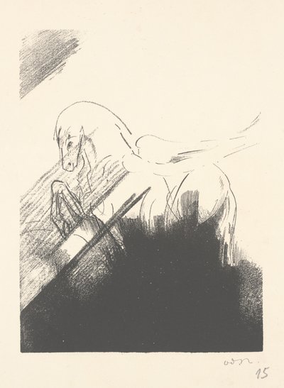 Siivekäs hevonen tekijältä Odilon Redon