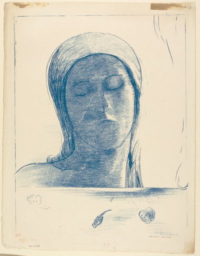 Suljetut silmät tekijältä Odilon Redon