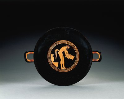 Ullakko punahahmoinen kylix, noin 470 eaa tekijältä Oedipus Painter