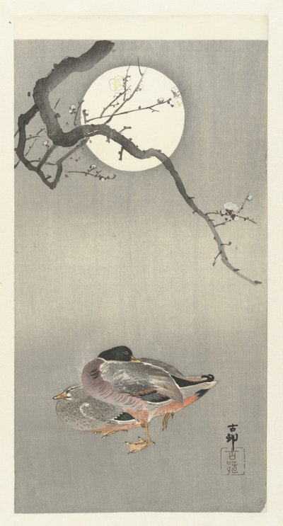 Ankat täysikuussa tekijältä Ohara Koson