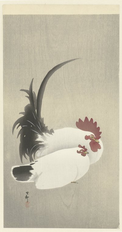 kukko ja kana tekijältä Ohara Koson