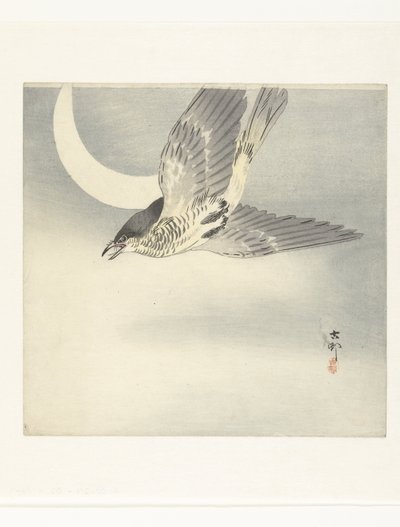 Käki puolikuussa tekijältä Ohara Koson