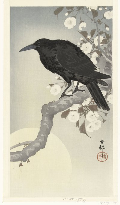 Varis täysikuussa tekijältä Ohara Koson