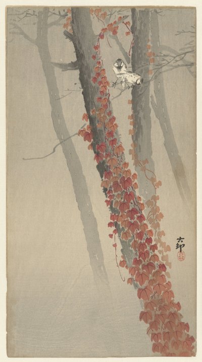 punainen muratti tekijältä Ohara Koson