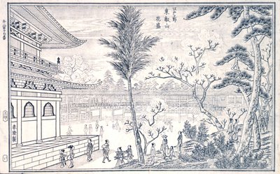 Book of Views of Edo, s.17. tekijältä Okada Shuntosai
