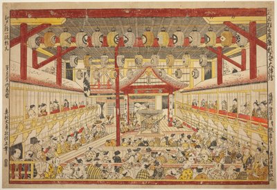 Kabuki S tage tekijältä Okumura Masanobu