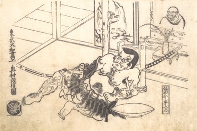 Sakata Kinpira Nyudo, 1700-luvun alku, 1700-luvun alku. tekijältä Okumura Masanobu