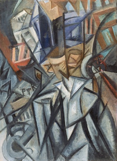 Man on the Street Volume-analyysi, 1913 tekijältä Olga Rozanova