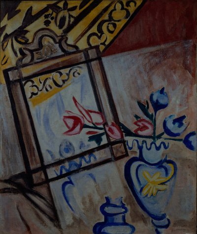 Asetelma, 1913 tekijältä Olga Rozanova