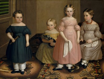 The Alling Children, n. 1839 tekijältä Oliver Tarbell Eddy
