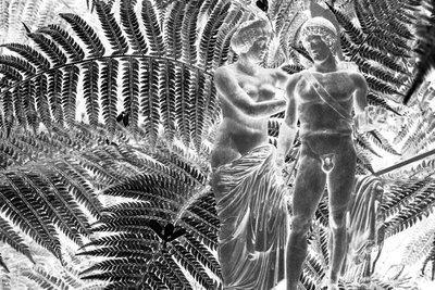 Statue di 2019 (digitaalinen sekatekniikka) tekijältä Olivia Gozzano