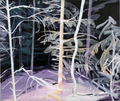Black Forest 3, 2017 (akryyli kankaalle) tekijältä Olivier Morel