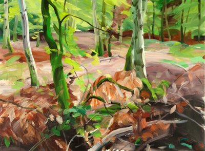 Forest 11,2015 (akryyli kankaalle) tekijältä Olivier Morel