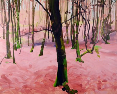 Forest 29,2017 (akryyli kankaalle) tekijältä Olivier Morel