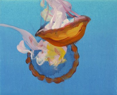 Méduses 9, 2013 (akryyli kankaalle) tekijältä Olivier Morel