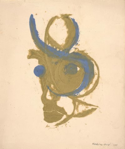 Runoilijan muotokuva, sisäinen kuva tekijältä Onchi Kôshirô