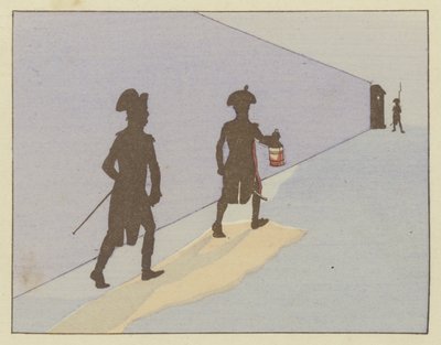 Napoleon, joka oli luutnantti Valencessa vuonna 1785, teki yöpartioinnin joka päivä tekijältä Onfray de Breville Job