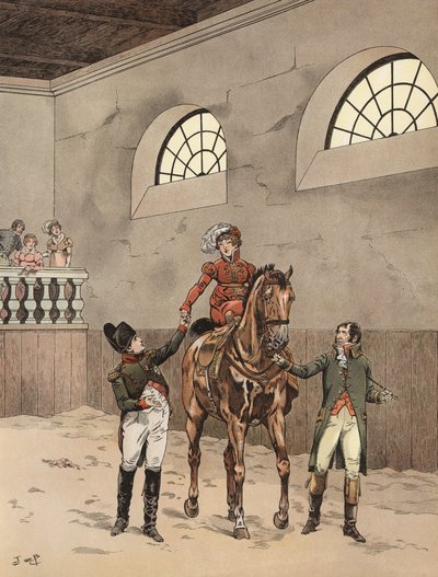 Napoleons uusi keisarinna ratsastustunnilla tekijältä Onfray de Breville Job