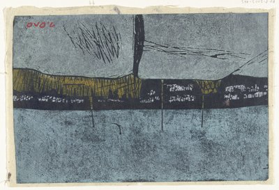 Pohjolan meri Kita no umi (otsikko esineessä) tekijältä Ono Tadashige (signed by artist)