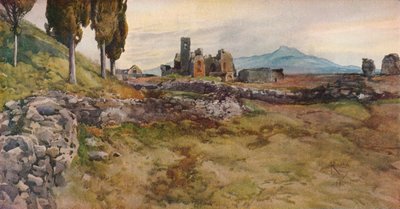 "Via Appialla", 1800-luku tekijältä Onorato Carlandi