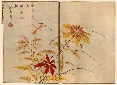 Sudenkorento kasveineen, 1746, 1924. tekijältä Ooka Shunboku