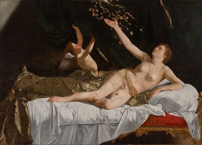Danaë tekijältä Orazio Gentileschi