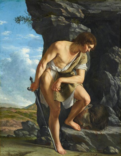 Daavid, jolla oli Goljatin pää tekijältä Orazio Gentileschi