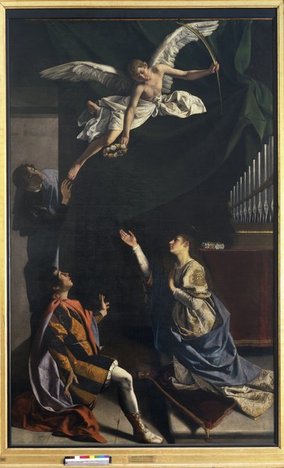 Marttyyrit Cecilia, Valerian ja Tiburtius tekijältä Orazio Gentileschi