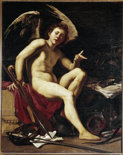 Voitokas rakkaus - Voitokas rakkaus - Orazio Riminaldin (1486-1630) maalaus tekijältä Orazio Riminaldi
