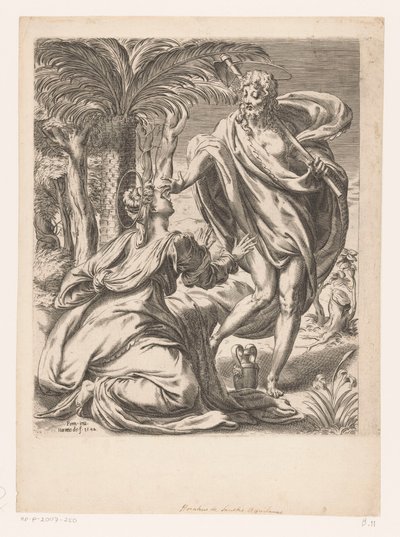 Kristus ilmestyy Maria Magdaleenalle (Noli me tangere) tekijältä Orazio de Santis