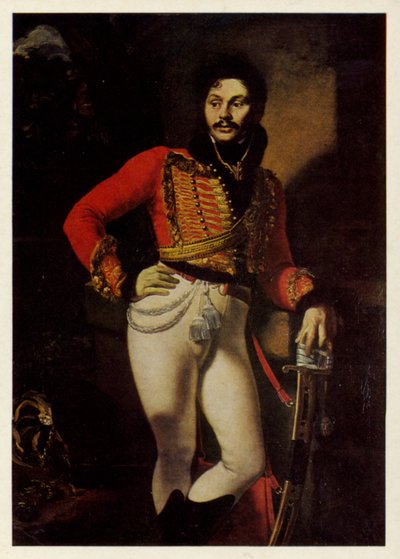 Evgraf Davydovin muotokuva, 1809 tekijältä Orest Adamovich Kiprensky