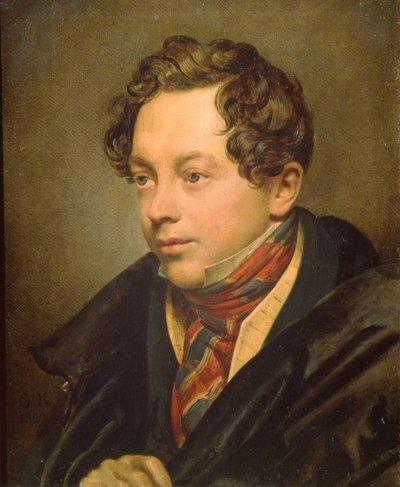 Taiteilija Pjotr Basinin muotokuva 1794-1881, 1829 tekijältä Orest Adamovich Kiprensky