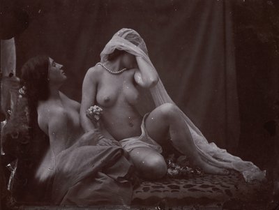 [Study for Two Ways of Life], n. 1857, painettu 1987. tekijältä Oscar Gustav Rejlander