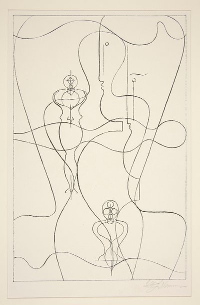 Abstraktio tekijältä Oskar Schlemmer