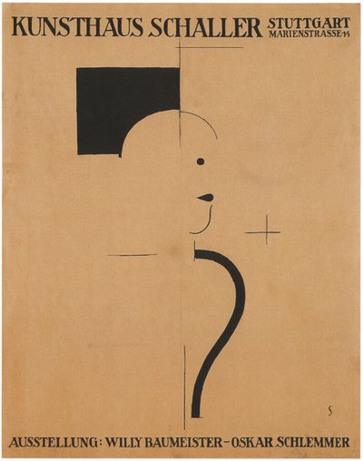 Taidenäyttely: Willy Baumeister - Oskar Schlemmer, 1918 tekijältä Oskar Schlemmer