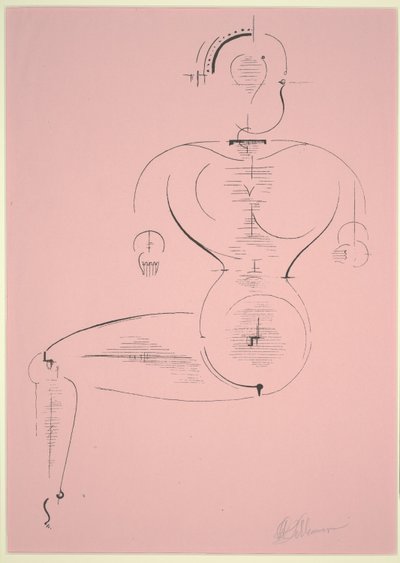 Kuva H 2 tekijältä Oskar Schlemmer