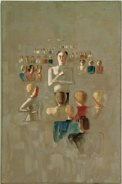 Folkwang-Zyklus: Unterricht I tekijältä Oskar Schlemmer