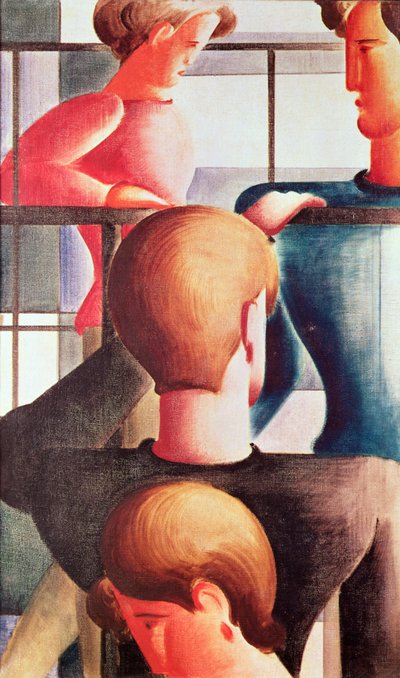 Ryhmittele kaiteen avulla tekijältä Oskar Schlemmer