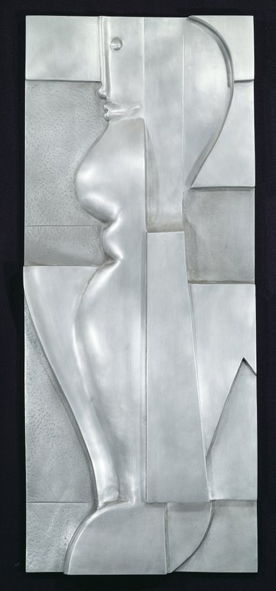 Reliefi H. Abstrakti hahmo, 1919 (alumiini) tekijältä Oskar Schlemmer