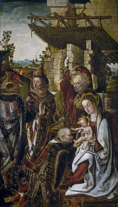 The Adoration of the Magi, n. 1490-1499 tekijältä Osona