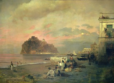 Ischia, 1884 tekijältä Oswald Achenbach