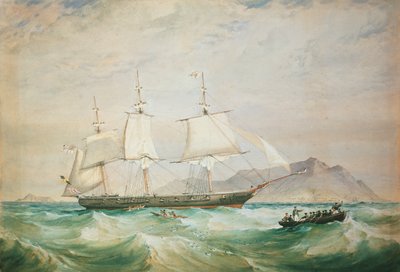 H.M.S. Hornet, 1861 tekijältä Oswald Walters Brierly