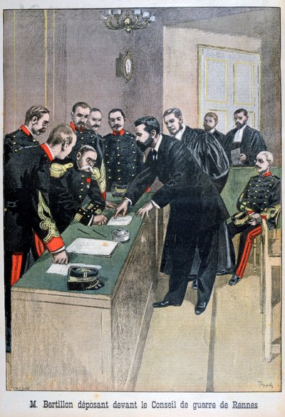 Alphonse Bertillon, ranskalainen lainvalvontaviranomainen, 1899 tekijältä Oswaldo Tofani
